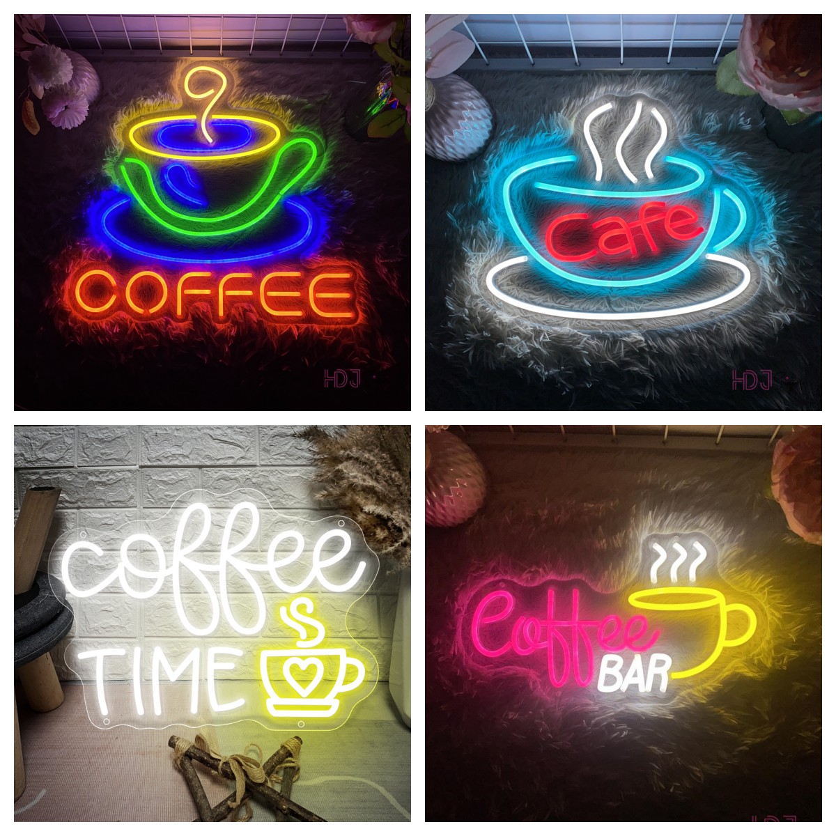 Coffee Tea Neon Sign - القهوة النيون Led تسجيل مقهى مخزن