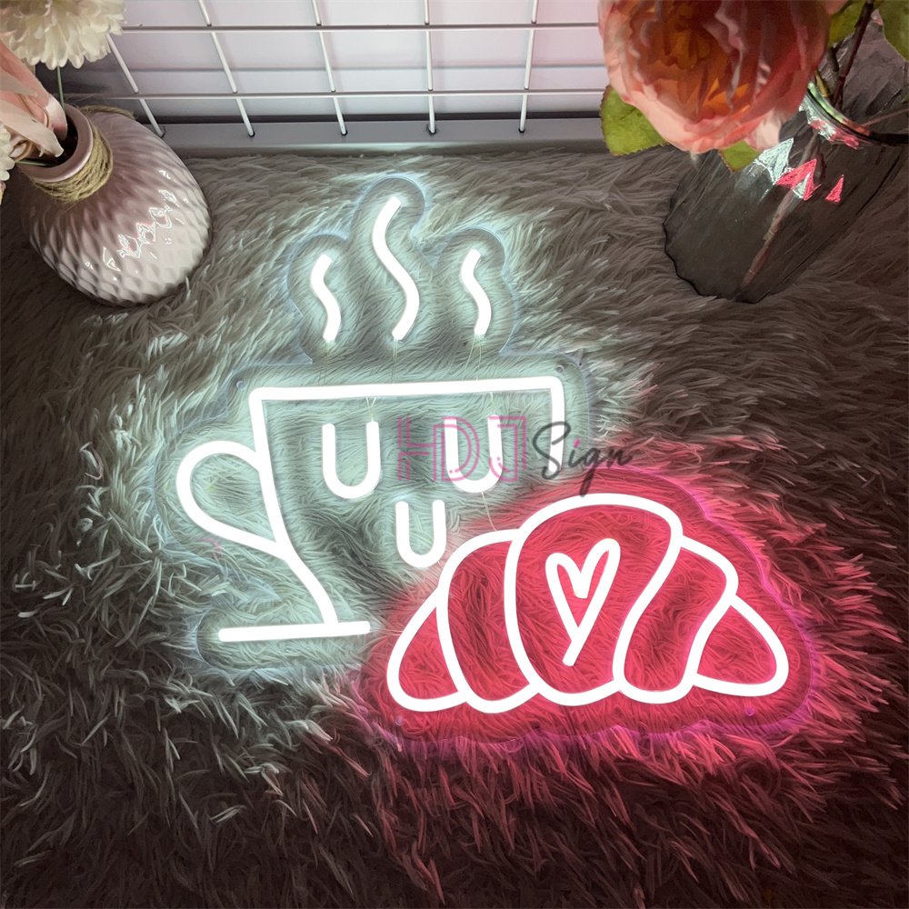 Coffee Tea Neon Sign - القهوة الشاي النيون Led تسجيل ليلة