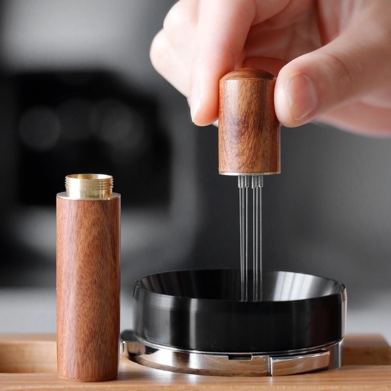 Coffee Tamper Leveler - مكبس مسحوق القهوة من الفولاذ المقاوم