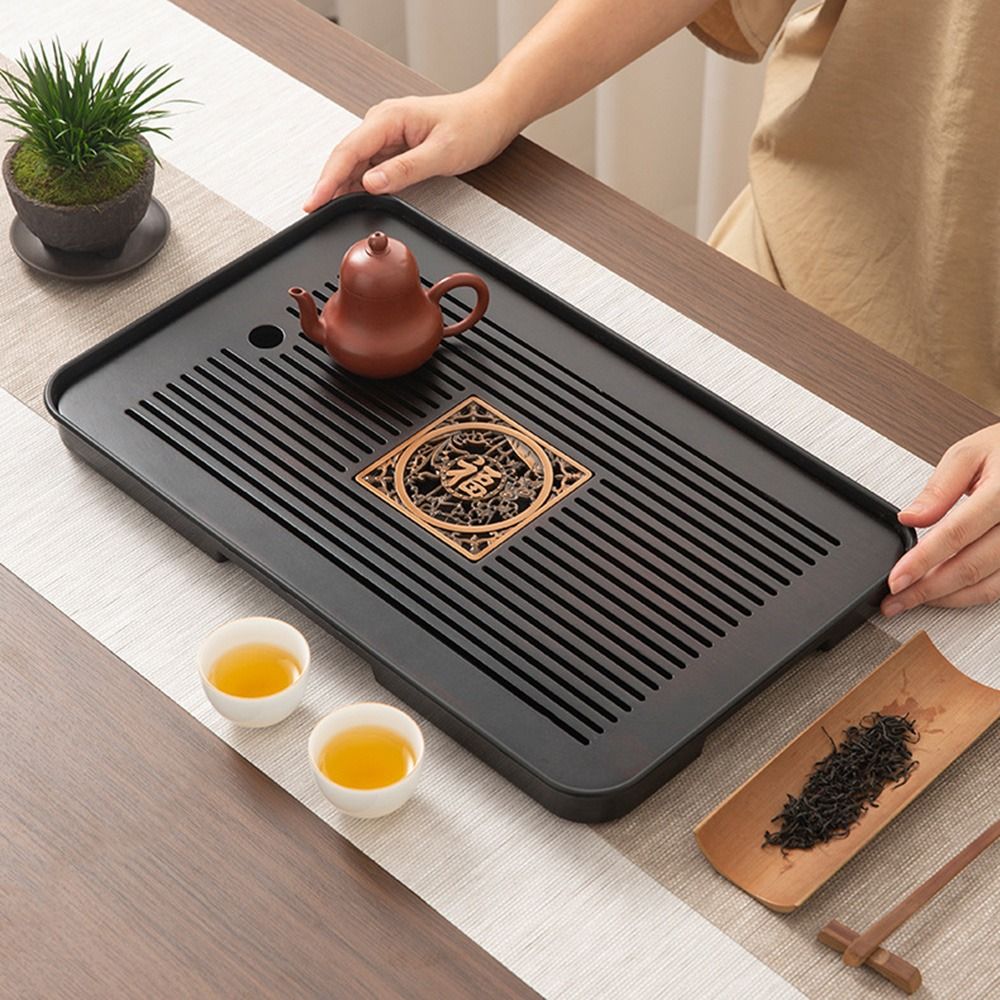 Bamboo Tea Tray - صينية شاي من الخيزران متعددة الاستخدامات