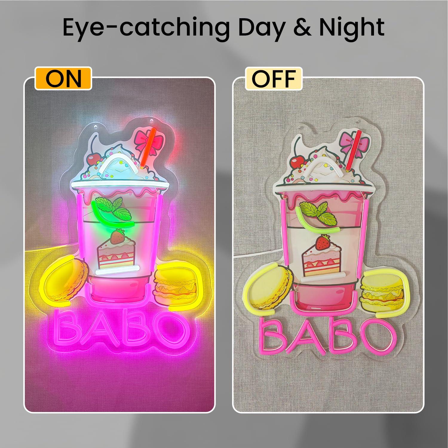 لافتات نيون مضيئة لمشروبات الب - مراجعة Coffee Tea Neon Sign وسعره
