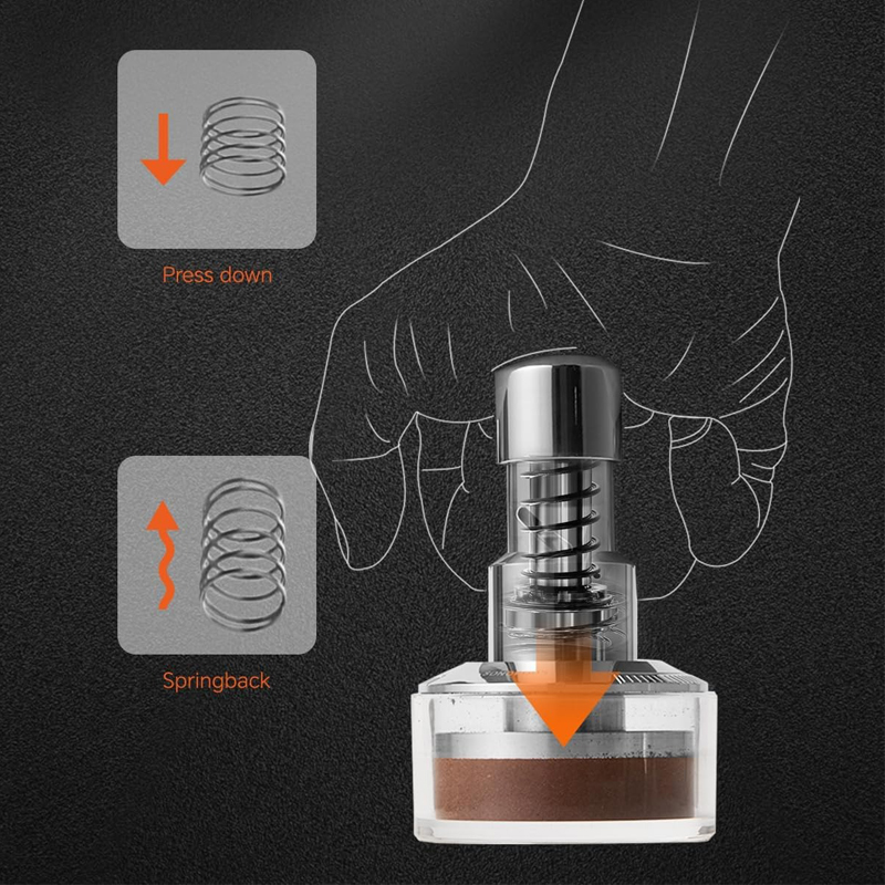 موزع قهوة من الفولاذ المقاوم ل - مراجعة Coffee Tamper Leveler وسعره