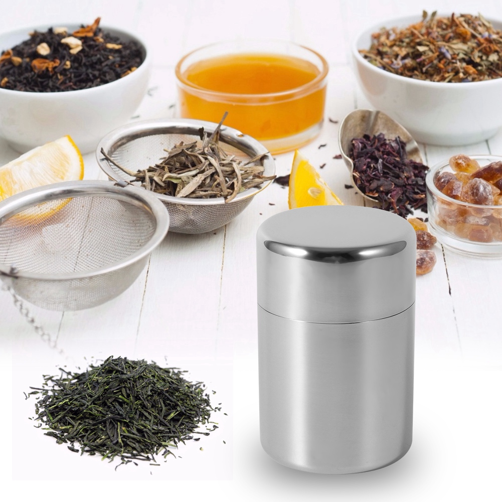 علب شاي من الفولاذ المقاوم للص - مراجعة Coffee Tea And Sugar Canisters وسعره