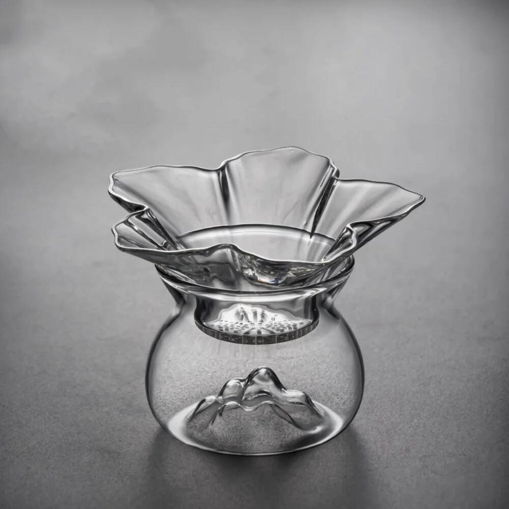مصفاة شاي زجاجية بتصميم زهرة س - مراجعة Coffee Tea And Leaf وسعره