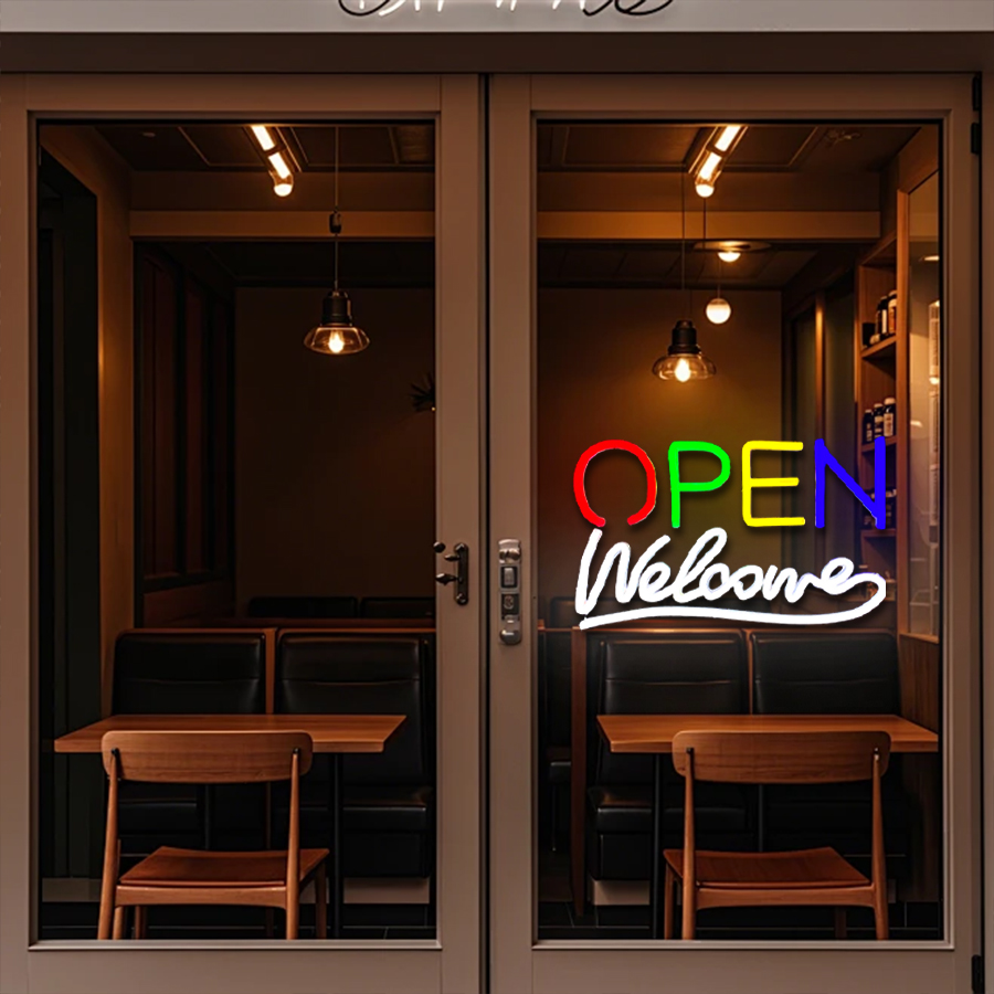 علامة نيون مفتوحة للترحيب لديك - مراجعة Coffee Tea Neon Sign وسعره