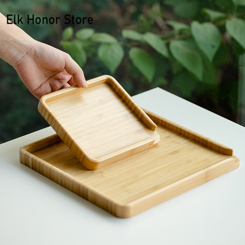 الصينية الخيزران الغذاء صينية  - مراجعة Bamboo Tea Tray وسعره