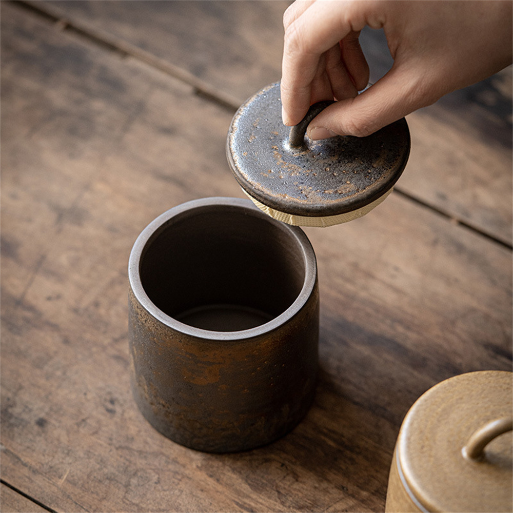 علبة شاي سيراميك مختومة جرة صن - مراجعة Coffee Tea And Sugar Canisters وسعره