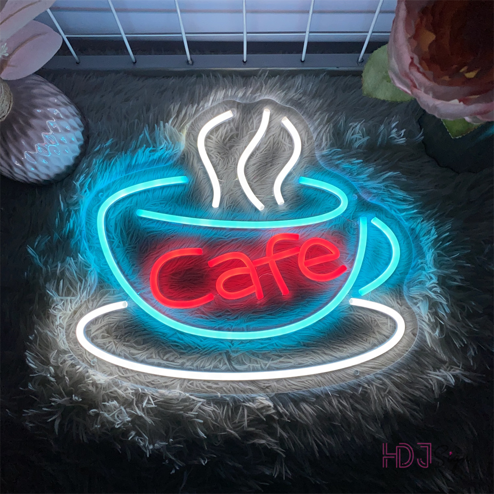 القهوة النيون Led تسجيل مقهى م - مراجعة Coffee Tea Neon Sign وسعره