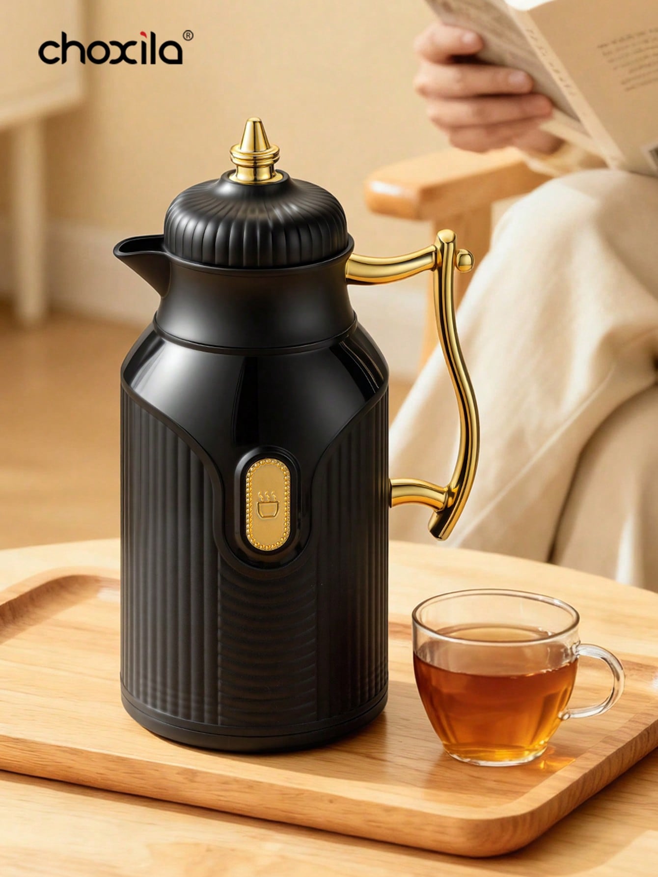 إبريق شاي كبير السعة معزول حرا - مراجعة Coffee Tea Jug وسعره