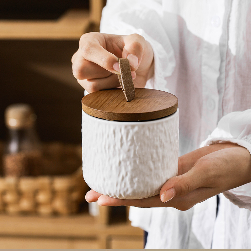 علبة تخزين شاي سيراميك بنمط رو - مراجعة Coffee Tea And Sugar Canisters وسعره