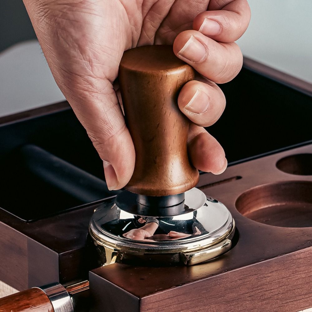 مكبس قهوة 51/53/58 مم بقاعدة م - مراجعة Coffee Tamper Leveler وسعره