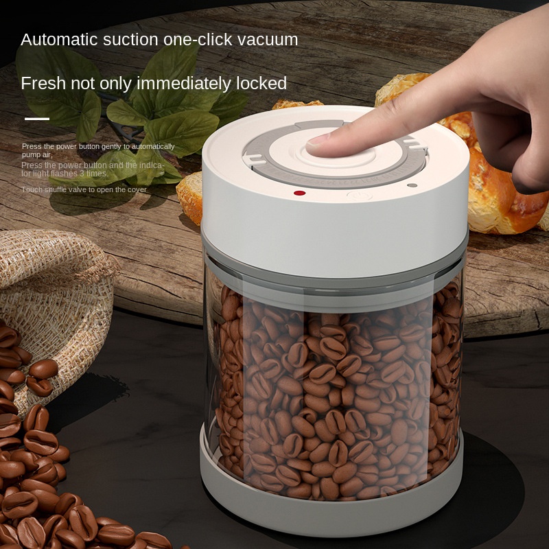 Electric Vacuum Coffee Beans G - مراجعة Coffee Tea And Sugar Canisters وسعره