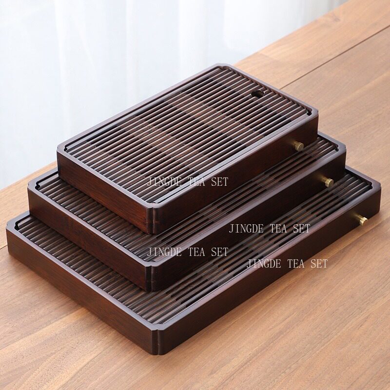 صينية شاي من الخيزران لتخزين ا - مراجعة Bamboo Tea Tray وسعره