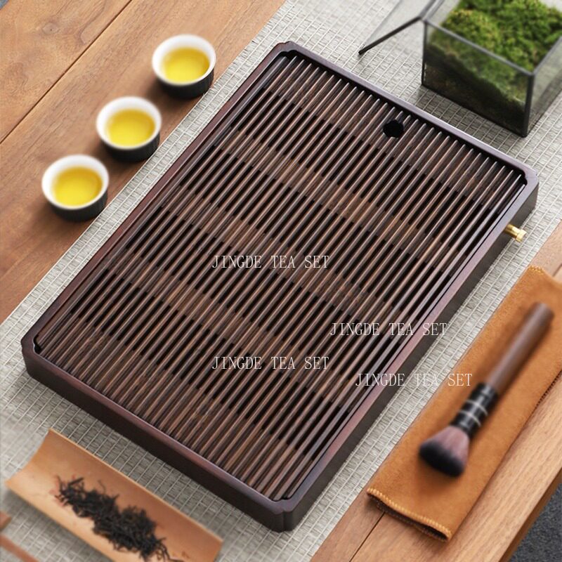 صينية شاي من الخيزران لتخزين ا - مراجعة Bamboo Tea Tray وسعره