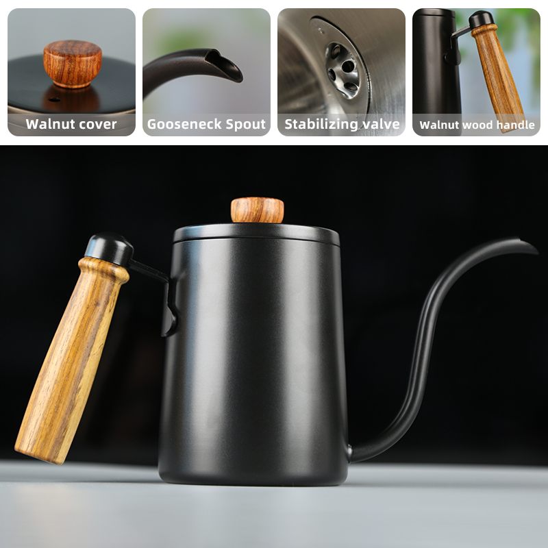 صنبور غلاية معقوفة من الفولاذ  - مراجعة Coffee Tea Jug وسعره