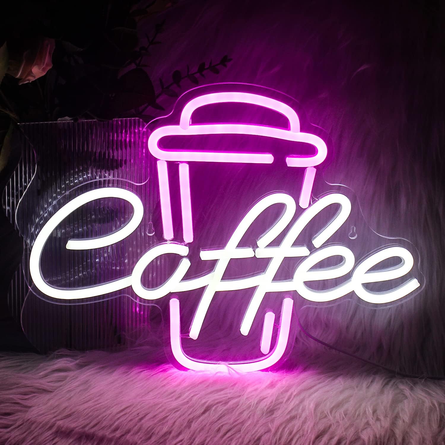 لافتة نيون على شكل كوب قهوة با - مراجعة Coffee Tea Neon Sign وسعره