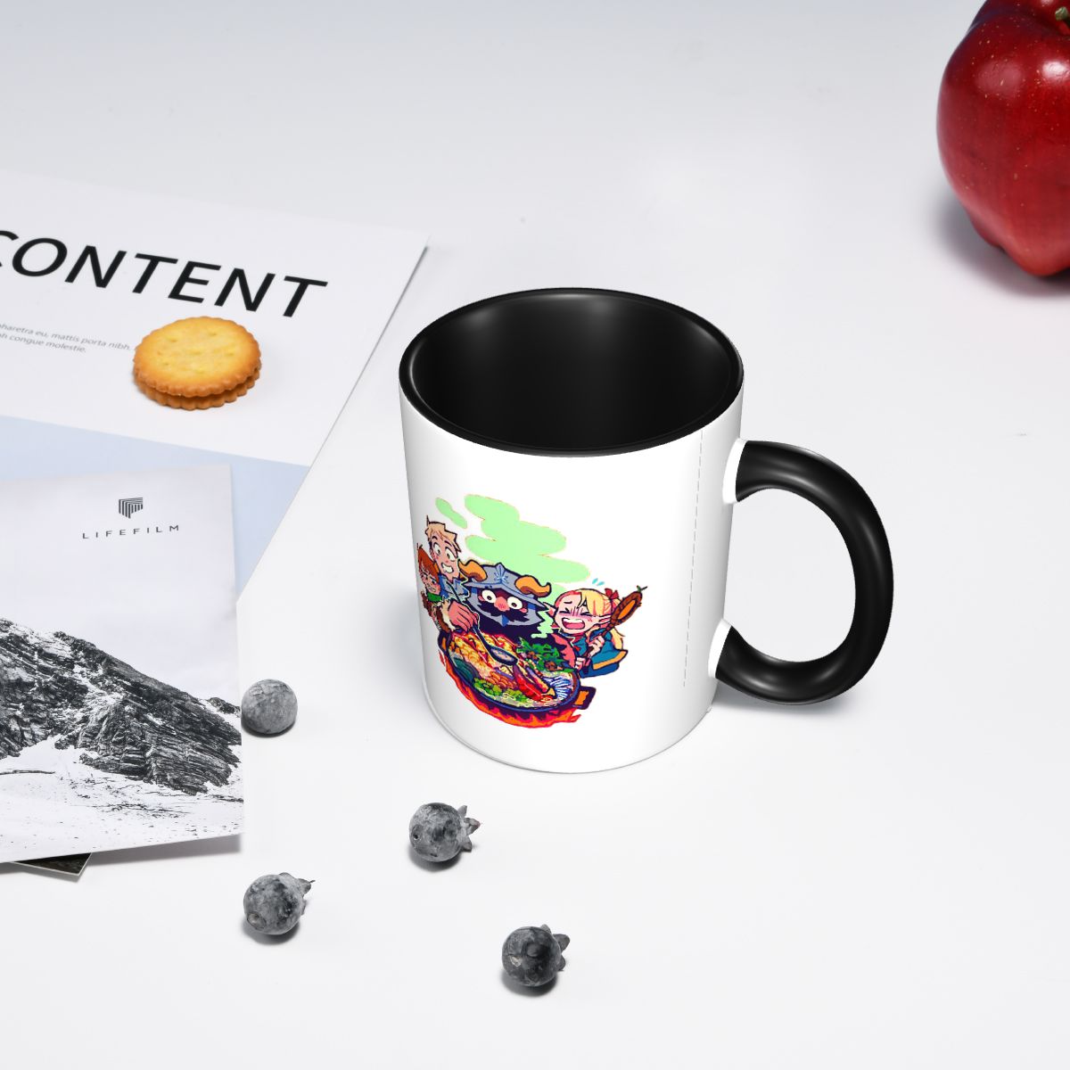 كوب سيراميك مضحك بتصميم وصفات  - مراجعة Coffee Tea Recipe وسعره