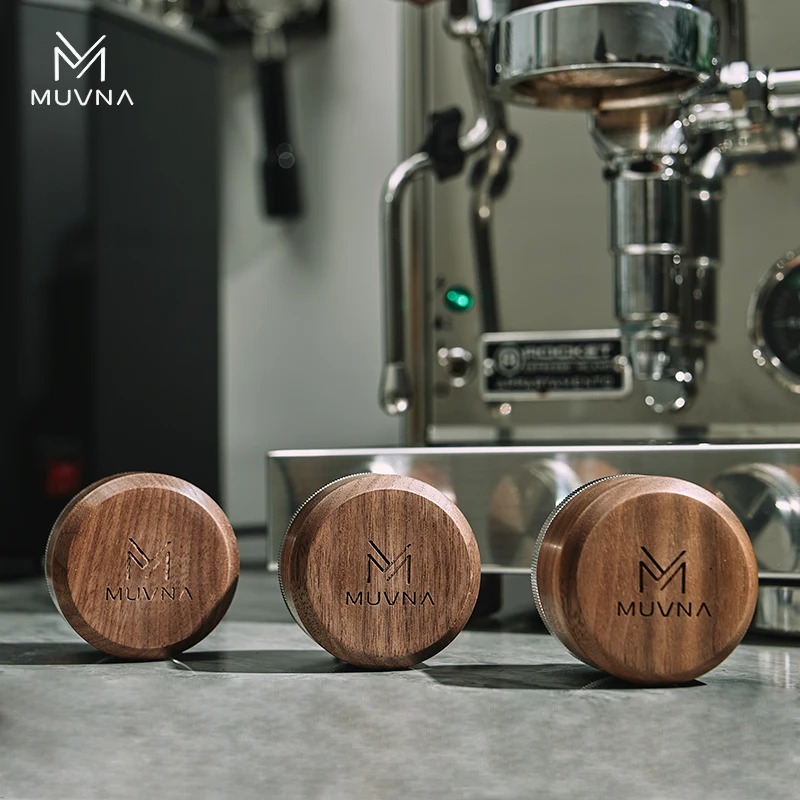 موزع قهوة من خشب الجوز من MUVN - مراجعة Coffee Tamper Leveler وسعره