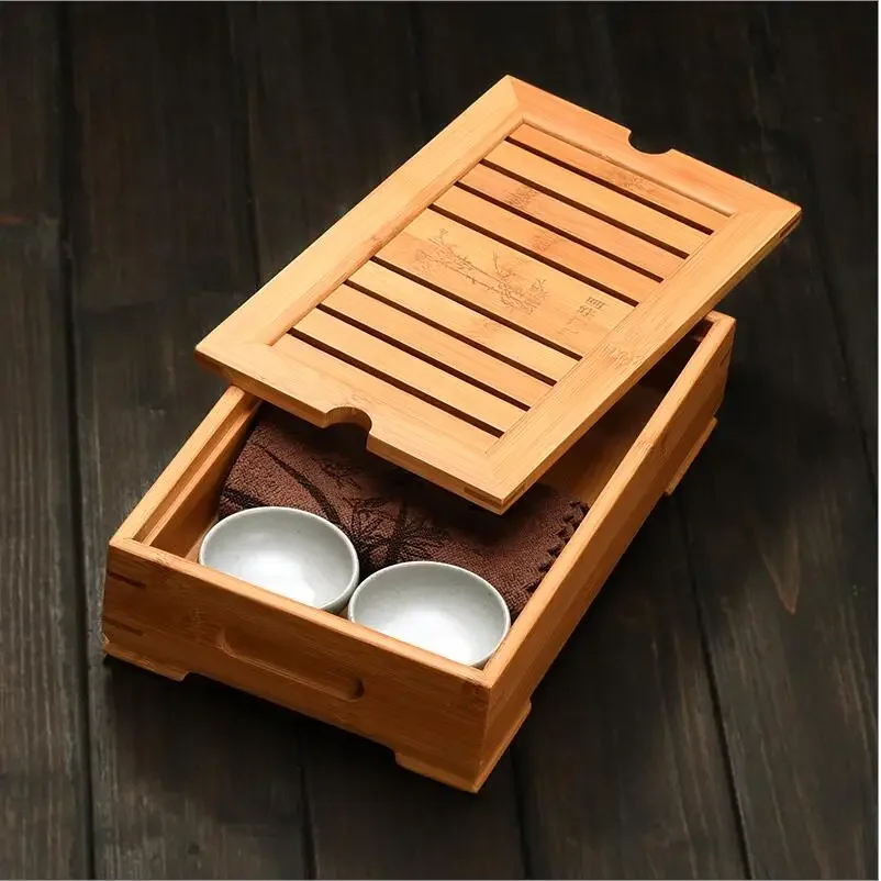 صواني الشاي الخيزران الكونغ فو - مراجعة Bamboo Tea Tray وسعره