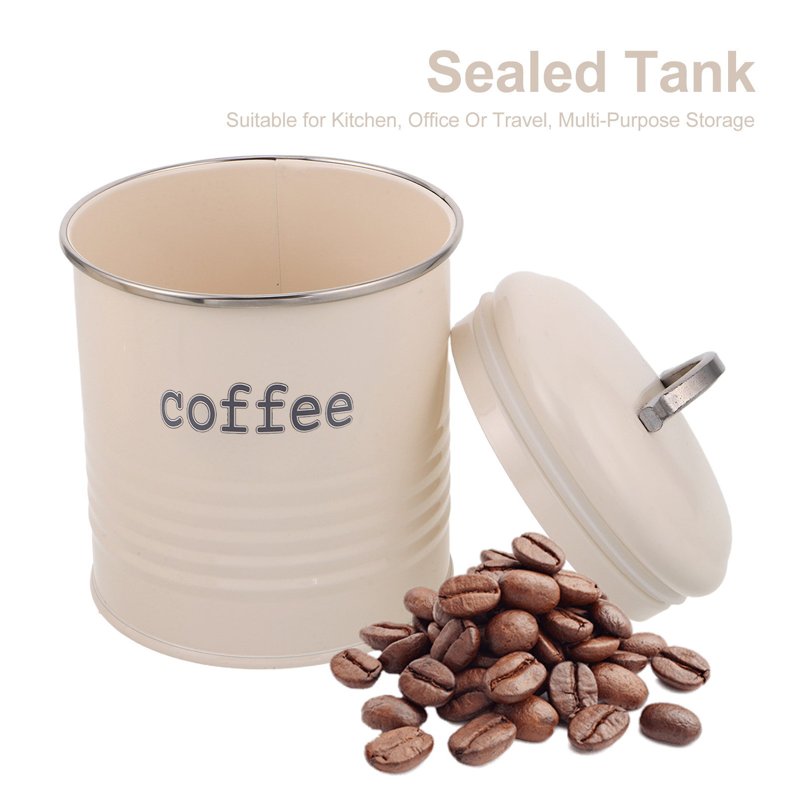 مجموعة من 3 حاويات محكمة الإغل - مراجعة Coffee Tea And Sugar Canisters وسعره