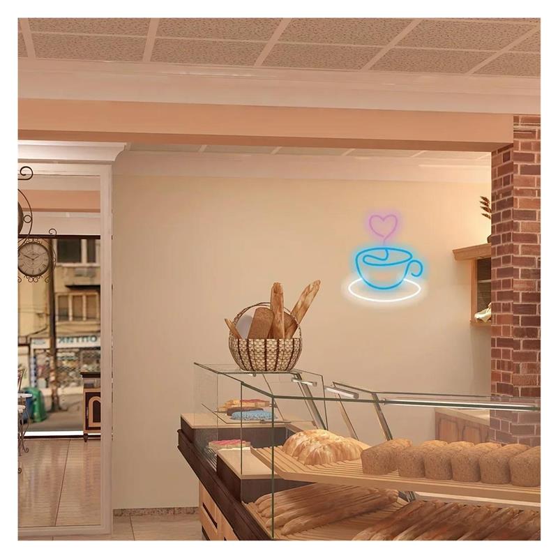 لافتة نيون على شكل كوب قهوة، ت - مراجعة Coffee Tea Neon Sign وسعره